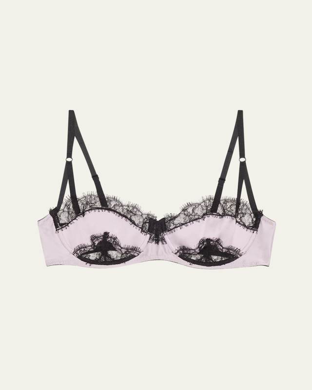 Sensuel Lace-Trim Underwire Balconette Bra